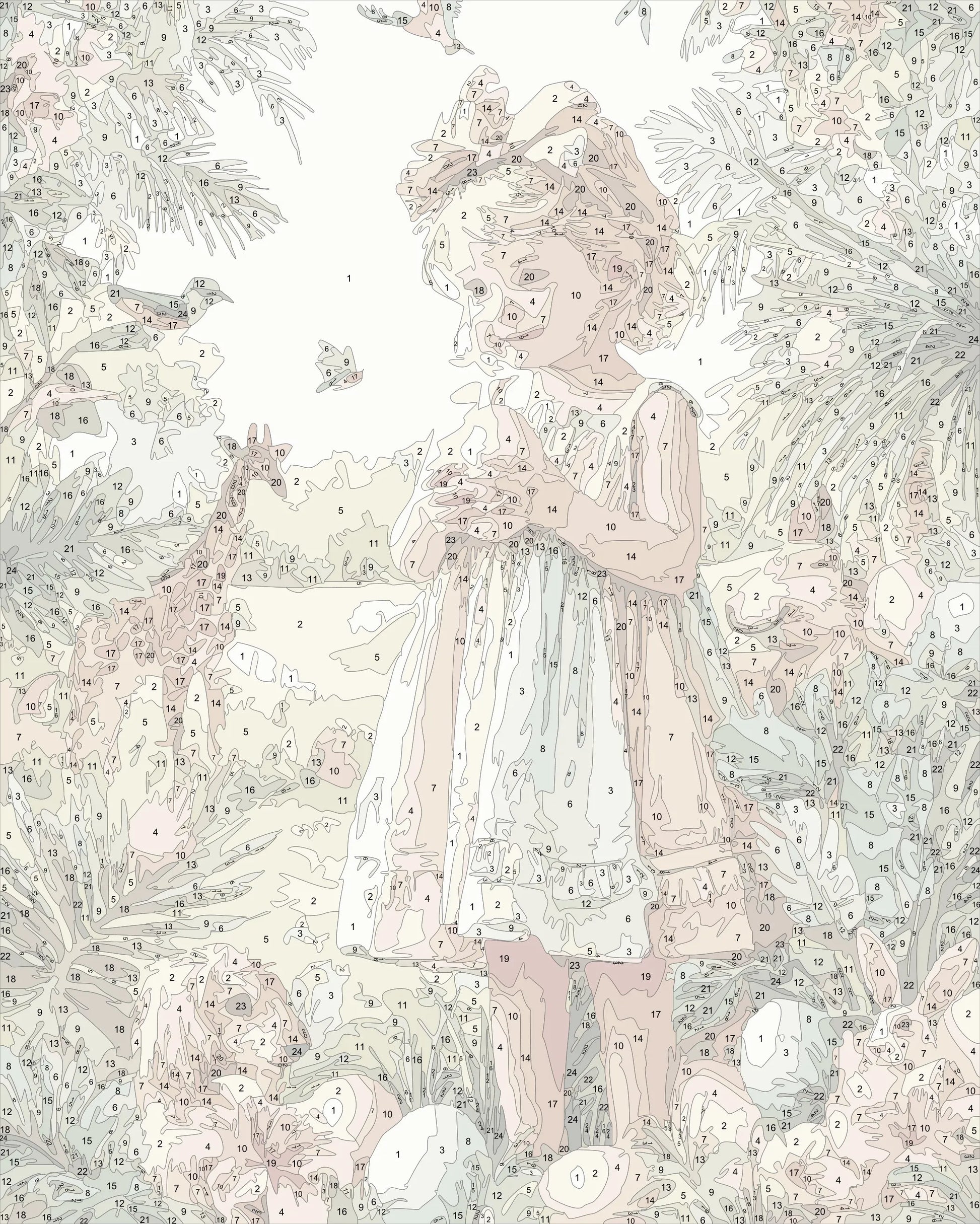 Little Girl's Egg Treasure
