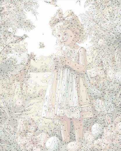 Little Girl's Egg Treasure