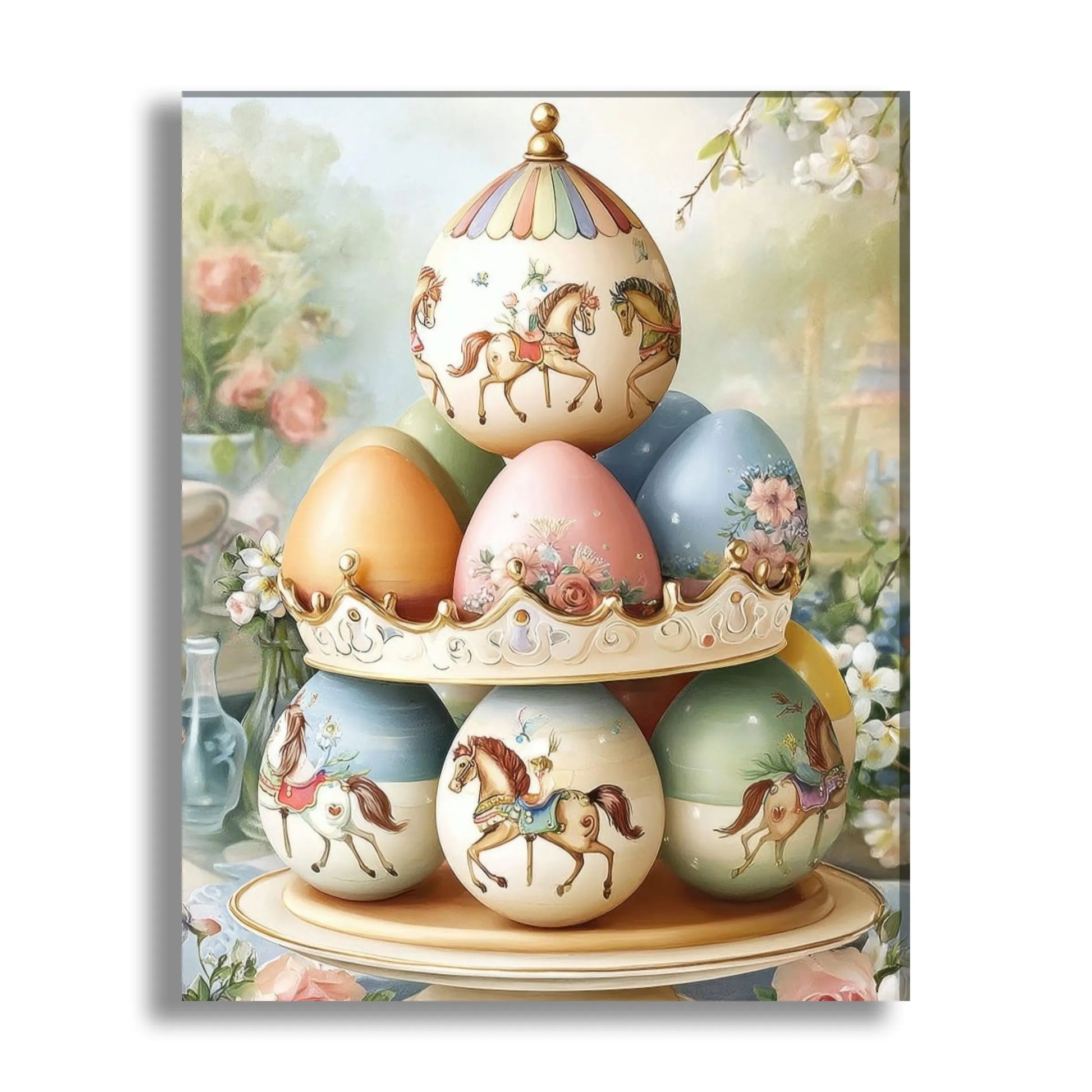 Carousel Egg Tower