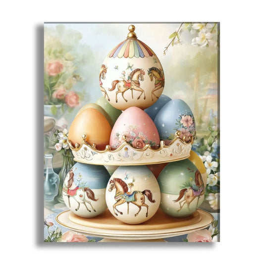 Carousel Egg Tower