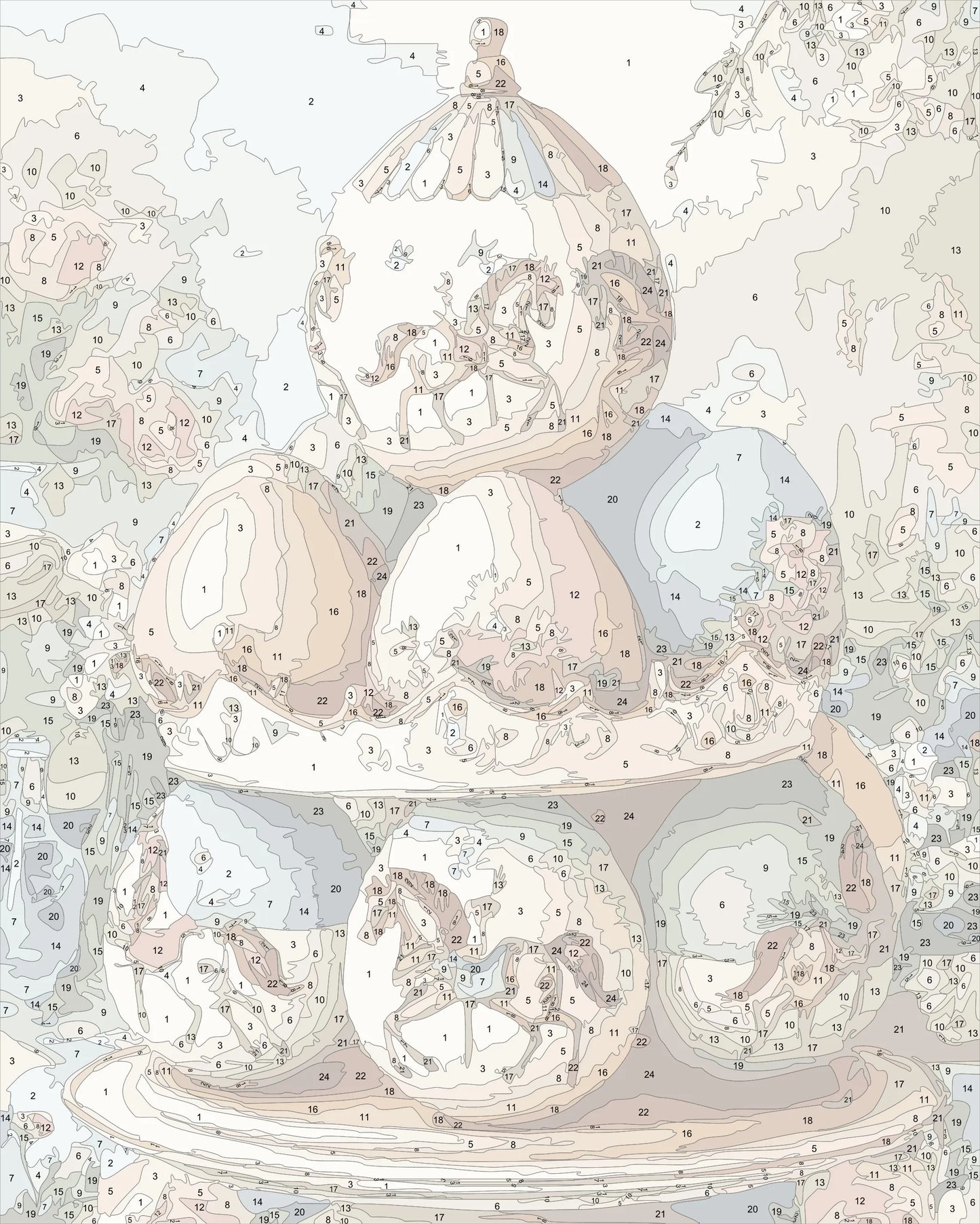 Carousel Egg Tower
