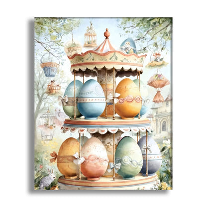 Whimsical Egg Carousel