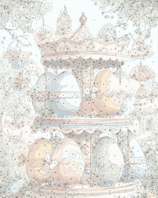 Whimsical Egg Carousel