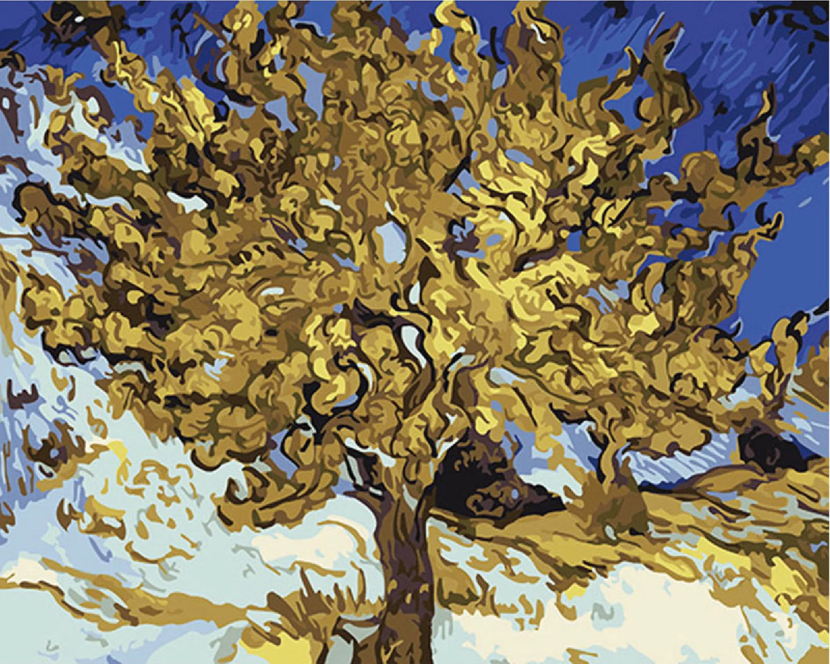Mulberry Tree Autumn Paint Numbers