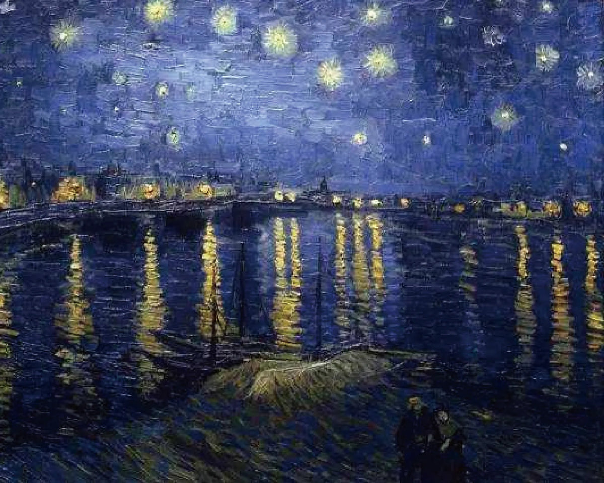 Starry Night Over Rhone Paint Numbers