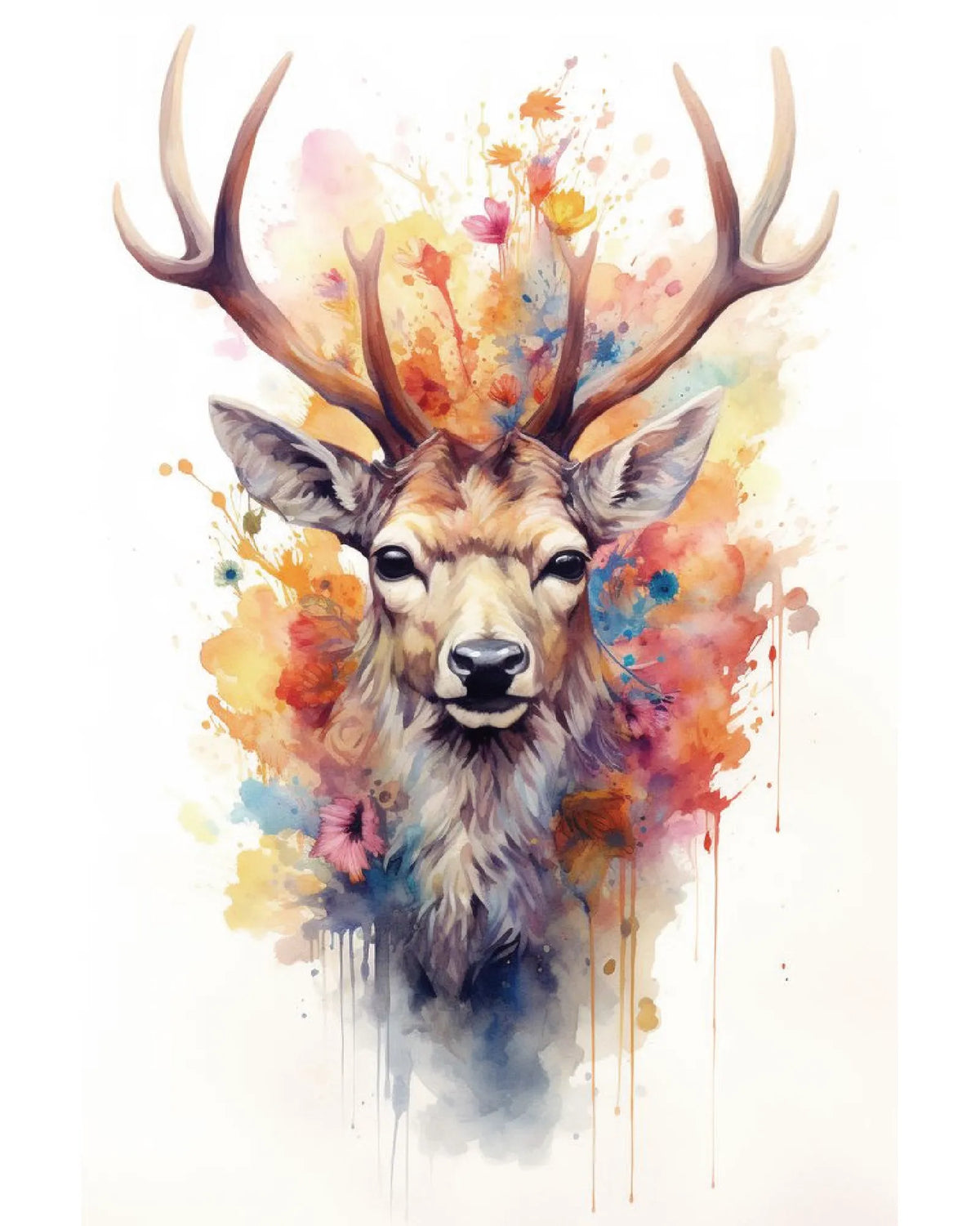 Colorful Elk Paint Numbers