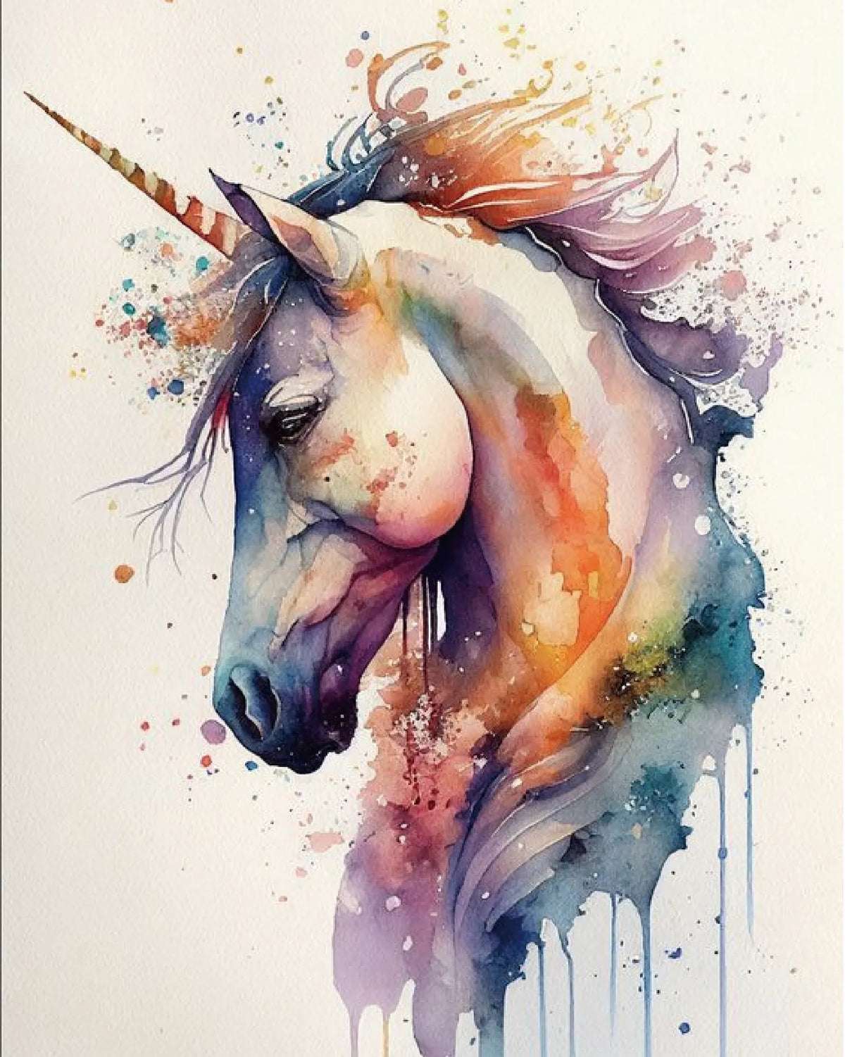 Colorful Unicorn Paint Numbers