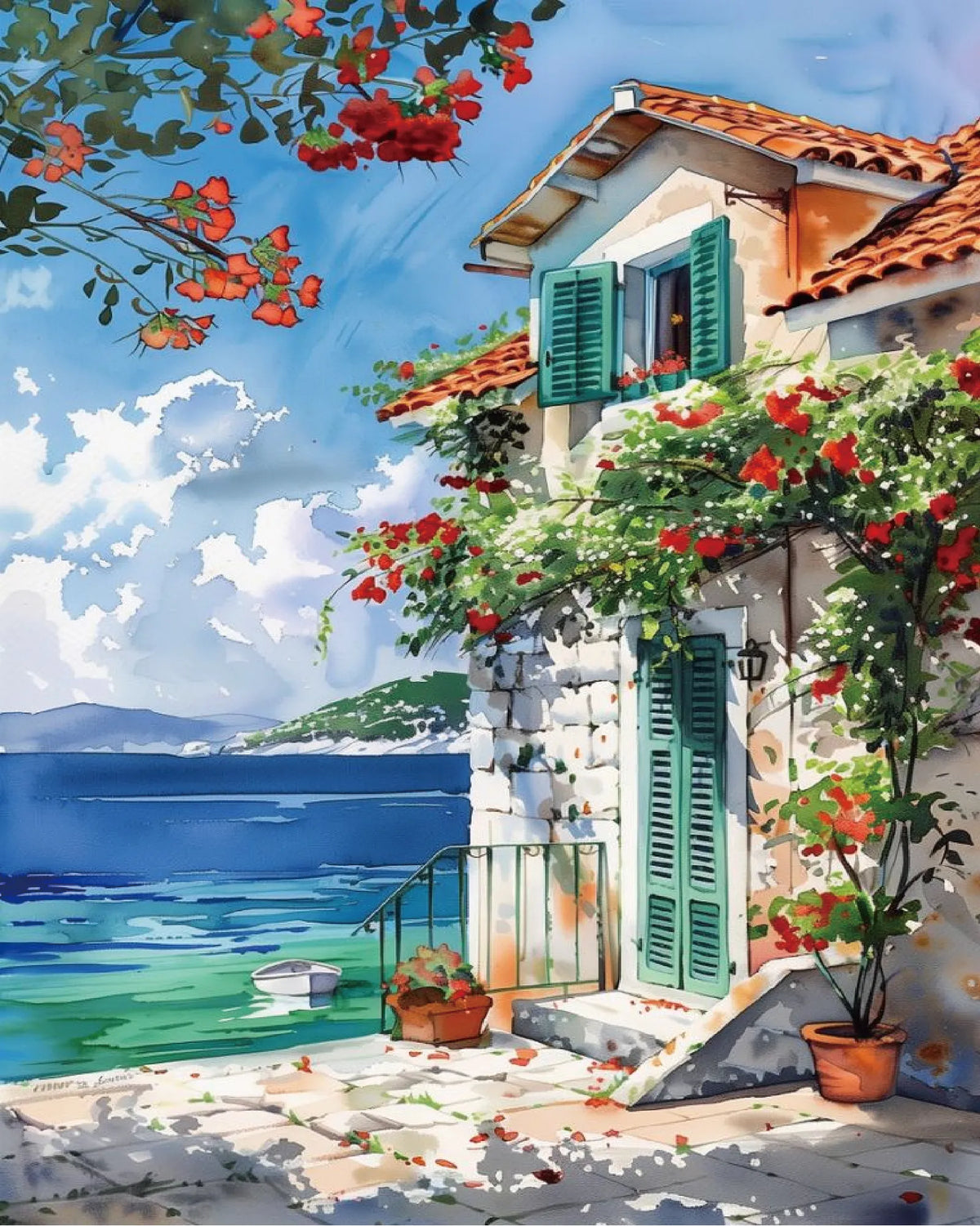 Coastal Croatian House Paint Numbers