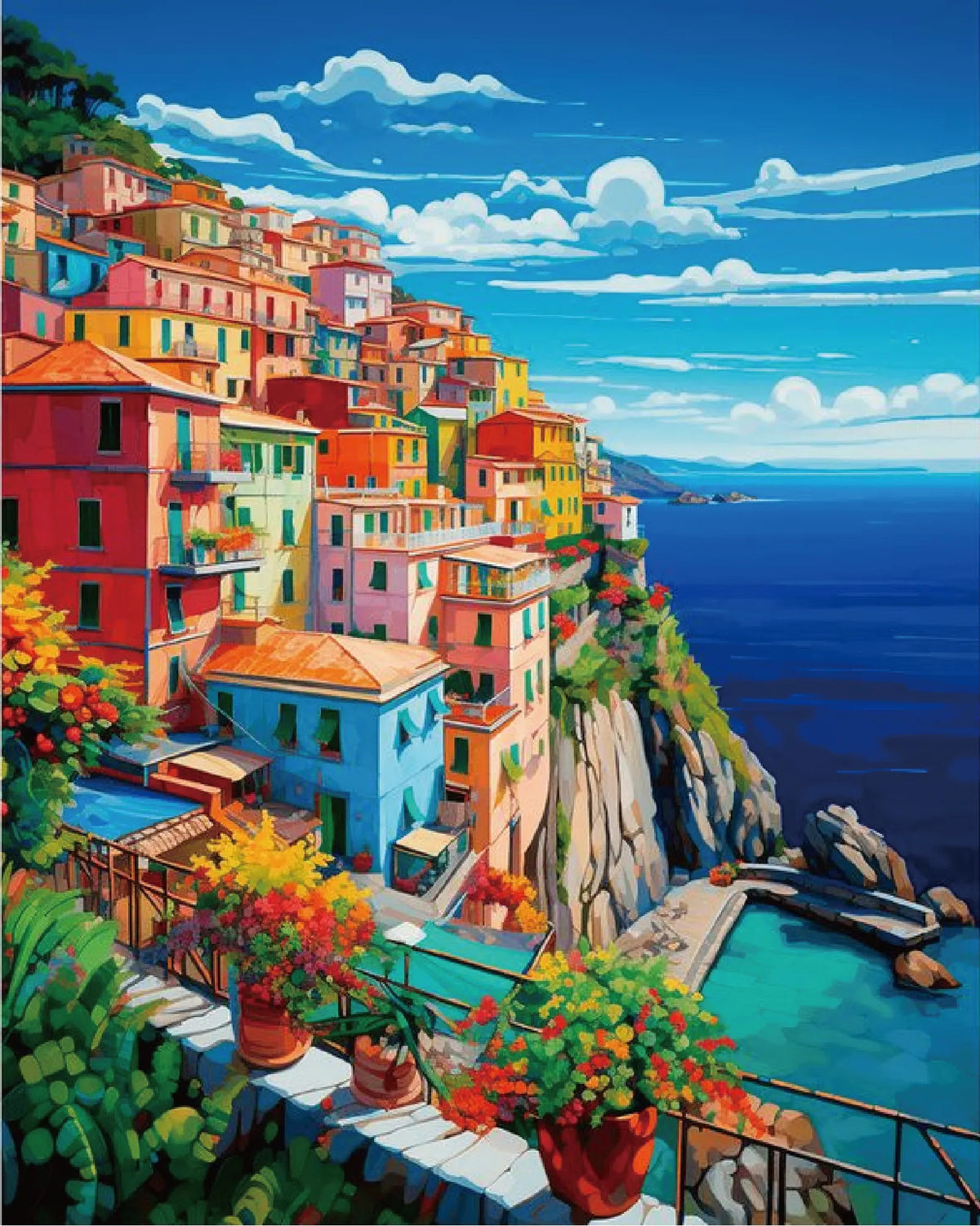 Mediterranean Paint Numbers