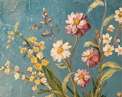 Abstract Flowers in Tint