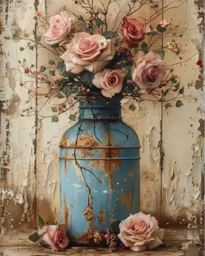 Vintage Florals Paint by Numbers
