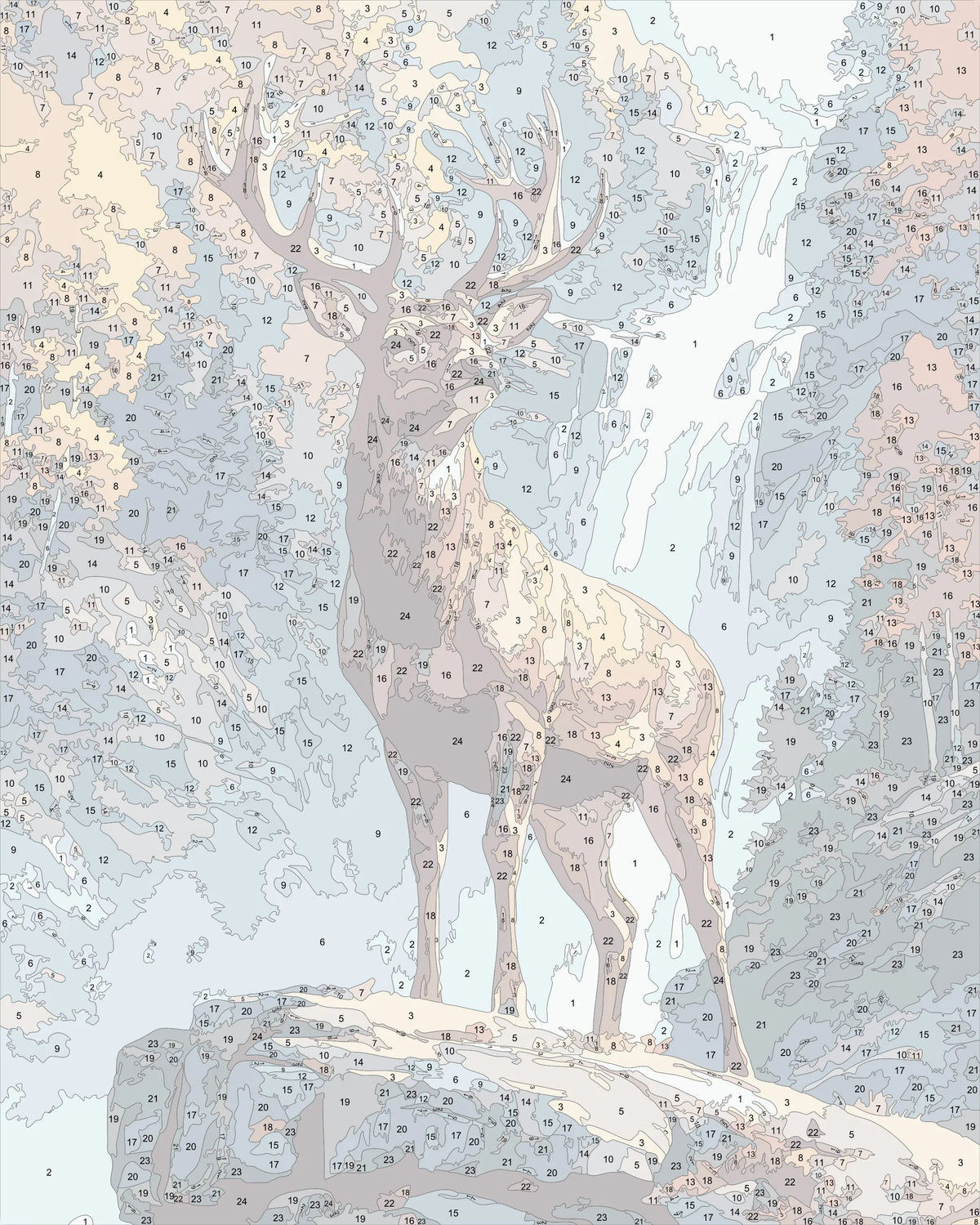 Stag above the Falls
