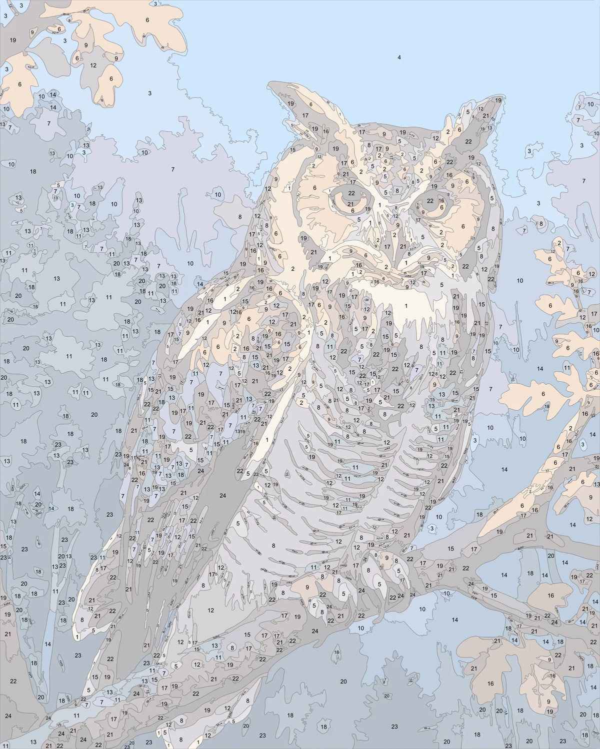 Owl at Dusk