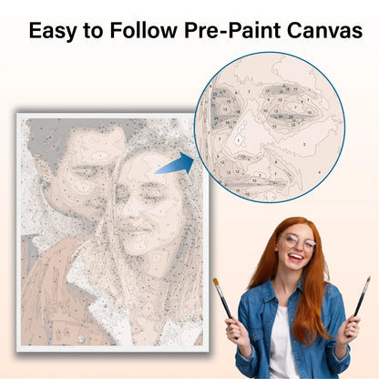 Pintar por Números Personalizado - Retratos Personalizados