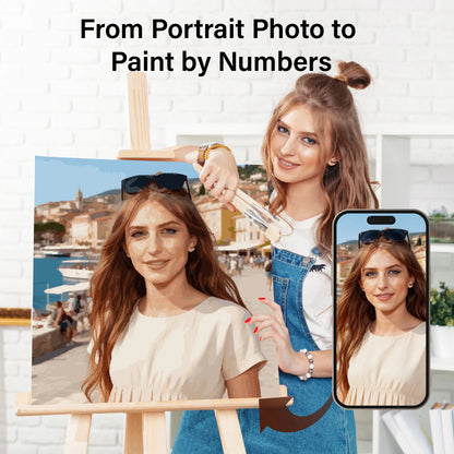 Pintar por Números Personalizado - Retratos Personalizados