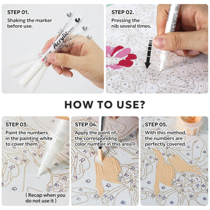 White Marker Pen