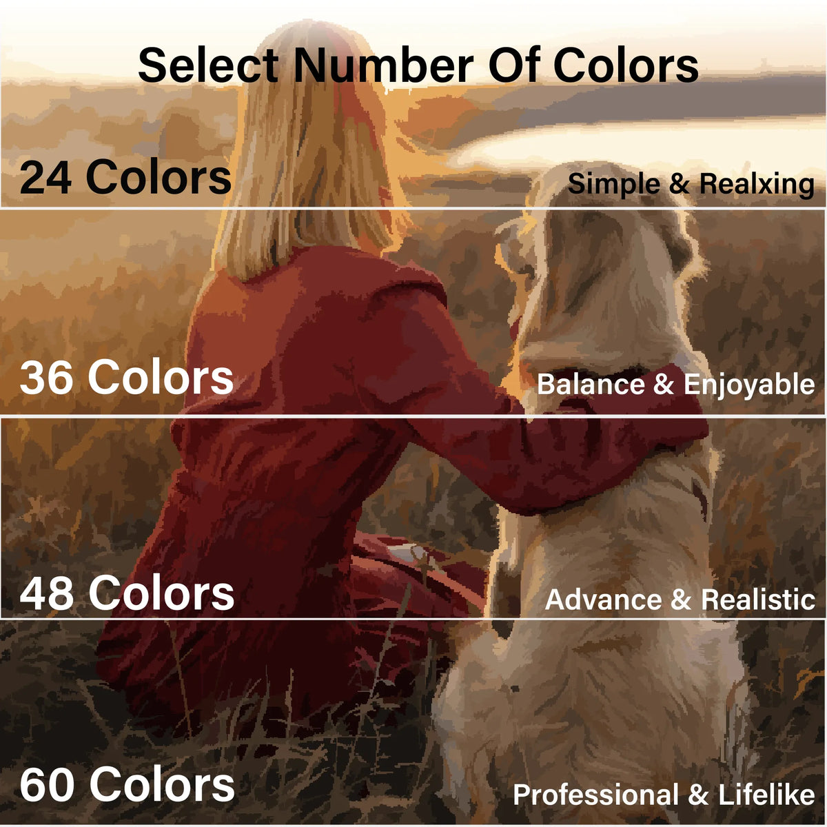 Portrait Numbers Custom Paint By Numbers for Adults - Turn your pet photo into art ...