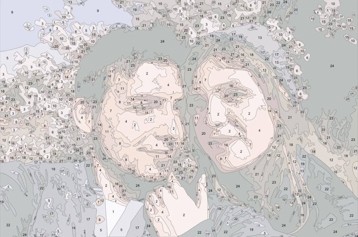 Portrait Numbers Custom Paint By Numbers - Turn your best portrait photo into art ...