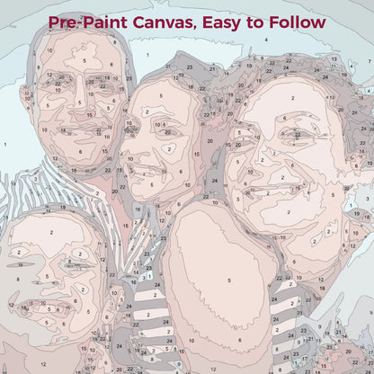 Custom Portrait Paint By Numbers