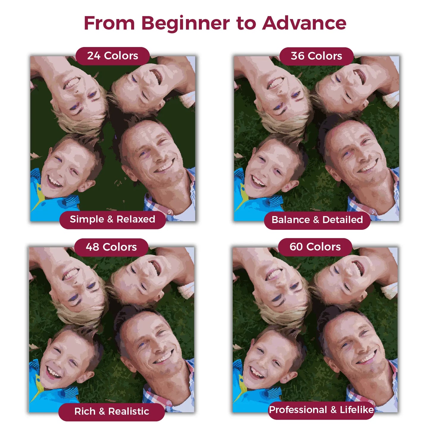 Custom Portrait Paint By Numbers