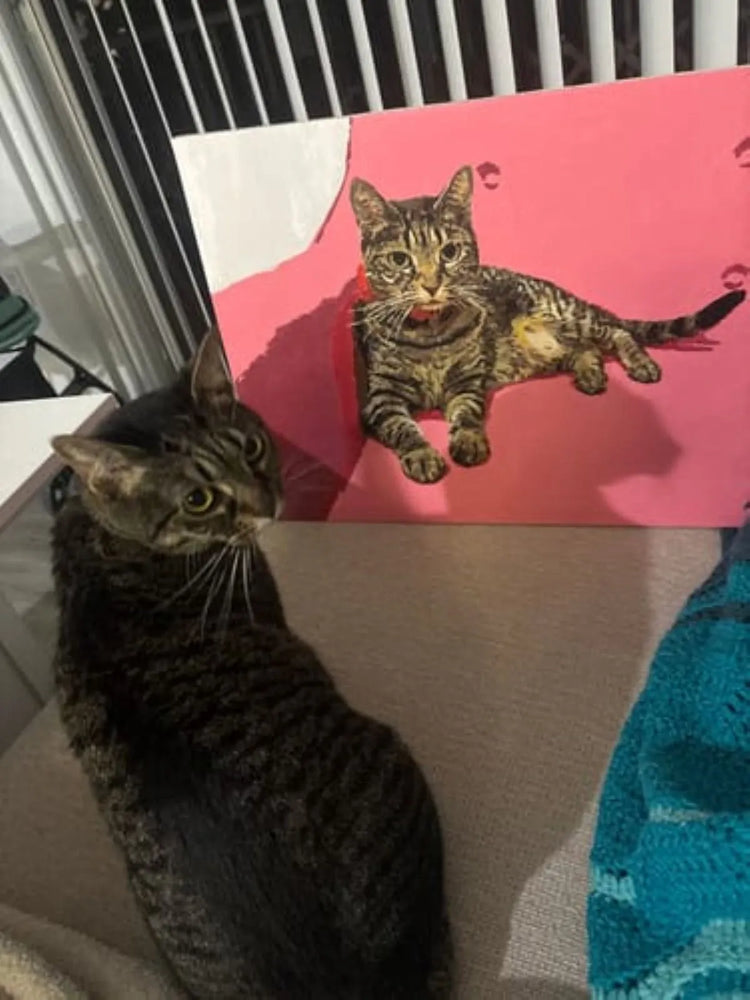 cat painting