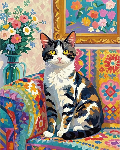 Texture Cat Paint by Numbers