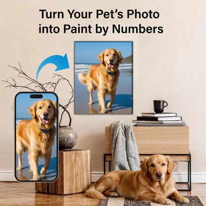 Custom Paint By Numbers - Personalized Pet Portraits