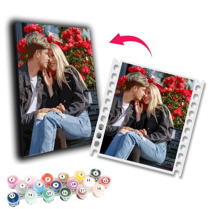 Valentinstag Individuelles Malen nach Zahlen
