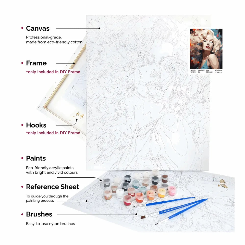 Floral Butterfly Paint by numbers